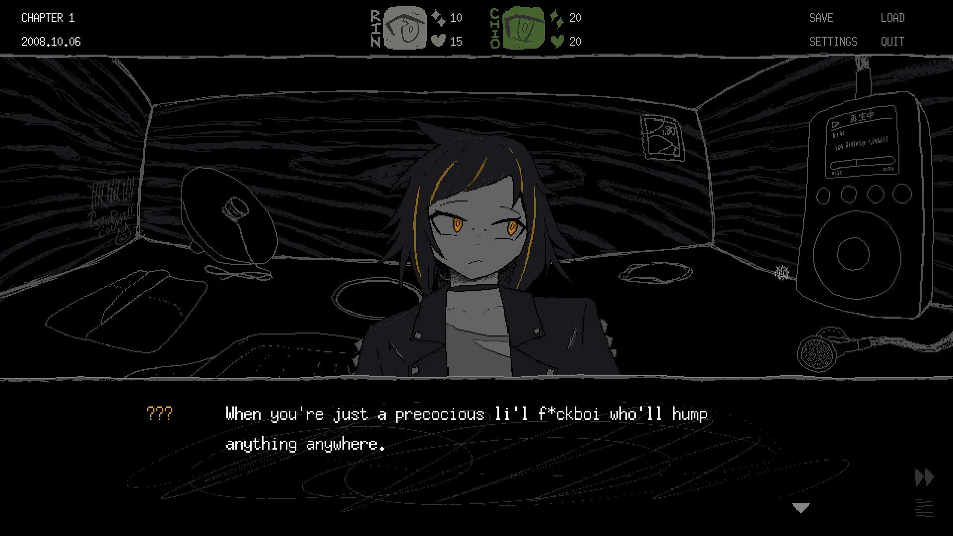 ??? 'When you're just a precocious li'l fuckboi who'll hump anything anywhere.'